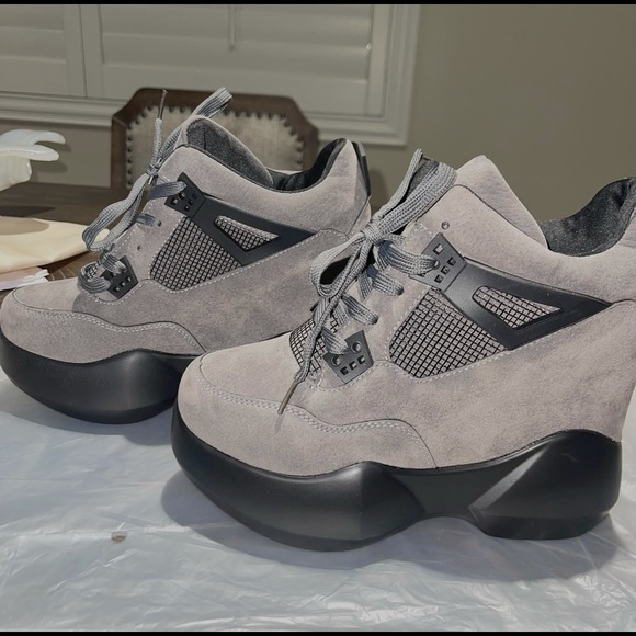 Women’s wedge sneakers - Picture 4 of 11